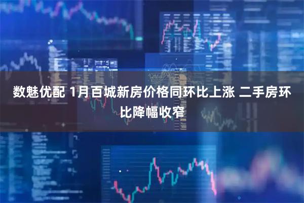 数魅优配 1月百城新房价格同环比上涨 二手房环比降幅收窄
